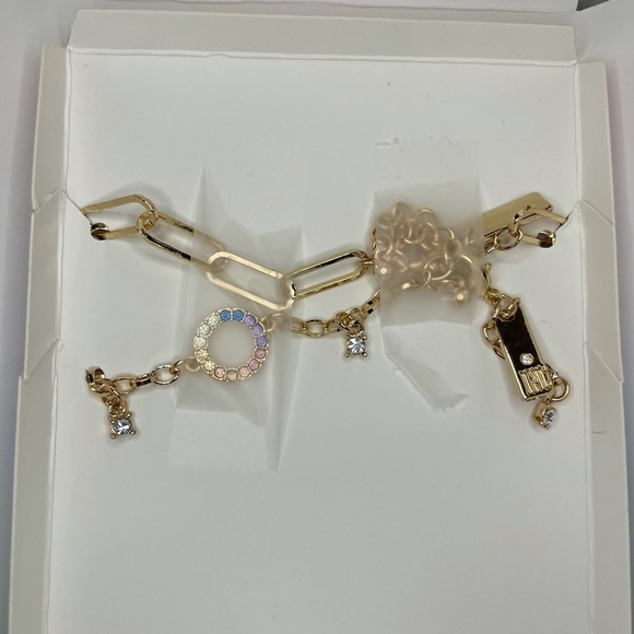 INC International Concepts Pavé Ring and Chain Link Gold-Tone 2 Pc Bracelet Set - Picture 8 of 10